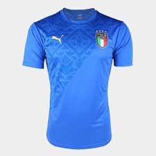 Faça compras na maior seleção de produtos do mundo e encontre as melhores ofertas de camisas de futebol masculino equipe nacional da itália. Camisa Selecao Italia Pre Jogo 20 21 Puma Masculina Camisa De Time Magazine Luiza