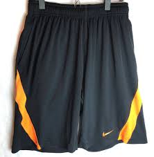 Black And Orange Nike Shorts Nike Dri Fit Athletic Basketball Shorts Size Medium Mens Black Orange Pockets Under Armour Outfits Fitness Tips For Men Basketball Shorts