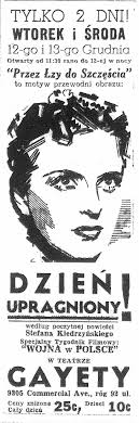 The Gaylord Theater, Fall 1937