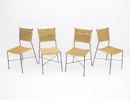 Check spelling or type a new query. Set Of 4 Dining Room Chairs In Wicker Metal Germany 1960s 82218
