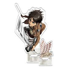 His titan form also makes an appearance in the game. 1 Pcs Japan Anime Attack On Titan Character Eren Levi Ackerman Acrylic Figure Stand Cool Action Model Plate Desk Decor Buy At The Price Of 4 22 In Aliexpress Com Imall Com