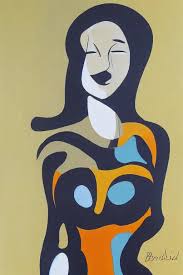 mid century modern art woman by bernard simunovic | Stable Diffusion |  OpenArt