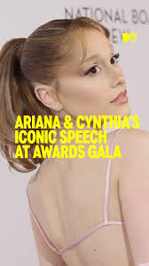 Cynthia Erivo and Ariana Grande delivered a speech to be remembered at the  National Board of Review Awards ✨ #MTVNews