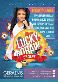 Affordable and search from millions of royalty free images, photos and vectors. Lucky Draw Night Flyer Template By N2n44 On Deviantart