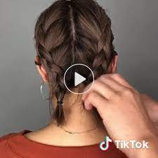 編み込みダウンスタイル ボブ アレンジ ボブ 編み込み 編込みヘアスタイル