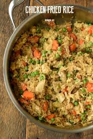 One Pan Chicken Fried Rice Recipe Chicken Fried Rice Fried Rice Chicken Fried Rice Recipe