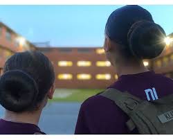I Swear There S Nothing Sexier Than Them Buns Marinebuns Femalemarines Marines Femaledrillinstructor Military Bun Sleek Hairstyles Bun Hairstyles