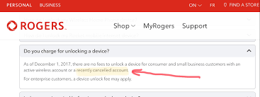 Fast, easy, reliable & permanent unlocking! Rogers Refused To Unlock My Phone Illegial Community