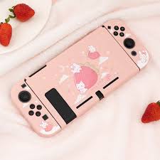 « back to nintendo switch™. Geekshare Nintendo Switch Case Cute Strawberry Rabbit Pink Girl Fairy League Soft Tpu Cover Back Girp Shell For Ns Accessories Replacement Parts Accessories Aliexpress
