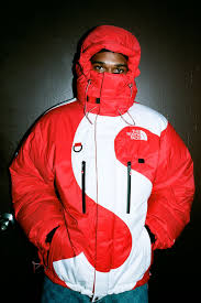 All cotton crewneck with printed graphic and embroidered logos on chest. Supreme X The North Face A Complete History Highsnobiety