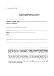 Aug 27, 2021 · cover letter examples journal submission. Journalhss Com