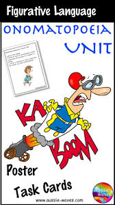 Figurative Language Onomatopoeia Activities Anchor Chart And