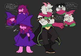 Deltaswap Ralsei and Susie, by @meow_wows : r/ralsusie_gang