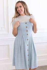 Modest Outfit Idea Featuring This Modest Spring Jumper Dress Click Here To Shop Our Affordable Boutique Clothi Modest Dresses Womens Boutique Dresses Dresses