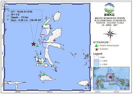 Gempa hari ini « gempa bumi « gempa terkini « gempa bumi hari ini. Peta Isoseismal Gempabumi Ternate Malut 19 April 2017 Bmkg