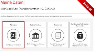 Hilfe Meine Daten Vertrag