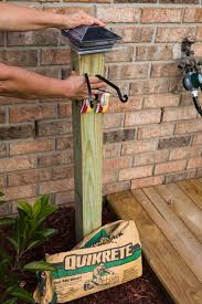 How to install lowes garden hose wall mount. How To Build A Diy Garden Hose Holder Store Garden Hoses Hose Post