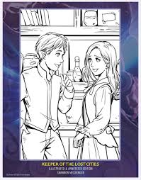 This beautiful, handmade drawing is ready to be printed on your favourite paper. List Of Keeper Of The Lost Cities Coloring Pages