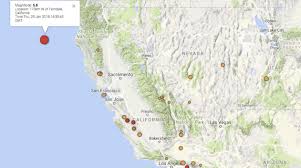 5 8 Magnitude Earthquake Strikes Off California