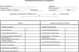 Financial Statement Form | Download Free & Premium Templates, Forms ...