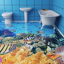 Bathroom 3d Floor Design 3d Flooring Floor Design Flooring Inspiration
