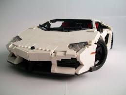 Lamborghini Aventador A Lego Creation By Nick Barrett Mocpages Com Lego Cars Lego Wheels Big Lego