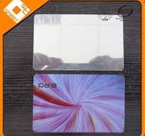plastic PVC Mirror Business Card membership cards-Card ...