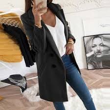 Manteau long à boutons gris et petit col. Manteau Long Femme Cdiscount Pret A Porter