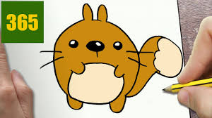 Draw chipmunk by following this drawing lesson. How To Draw A Chipmunk Cute Easy Step By Step Drawing Lessons For Kids Youtube