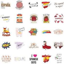 62 Pcs Espana Spain Aesthetics Flag Graffiti Waterproof Vinyl Stickers for  Kids Girls Boys Teens Adults for Water Bottles Laptop Suitcase for Birthday  ...