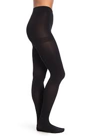 Rhinestone Back Opaque Tights