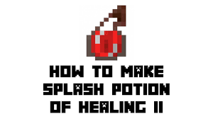 Start by adding blaze powderin the far left box to activate the brewing stand. Minecraft Survival How To Make Splash Potion Of Healing Ii Youtube