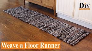 How To Join Two Rag Rugs Together To Weave A Floor Runner Or Area Rug With A Small Loom Youtube In 2020 Rag Rug Rug Loom Floor Runners