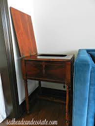 Check spelling or type a new query. Vintage Sewing Machine Table Makeover Without Refinishing Painting Redhead Can Decorate