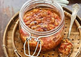 Sambal chicken or chicken sambal is a spicy , rich chicken dish, with notes of sweet and sour to it. How To Prepare Tasty Sambal Bawang Indonesian Shallots Chili Sauce Casontoledo Com
