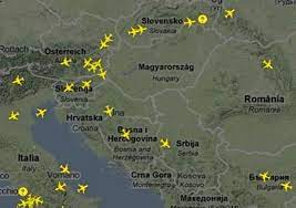 Magyarországon már nincsennek légifolyosók ( link ), a lehető legrövidebb útvonalon haladnak a gépek. Vilag Elo Terkep Az Europai Legterrol Hvg Hu