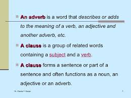 Adverbs of time examples in the following sentences are in bold for easy identification. Adverb Clauses Of Time By Dr Shadia
