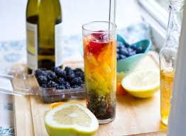 Rainbow Sangria By The Glass And More Healthyhappylife Com Yummy Drinks Fun Drinks Sangria