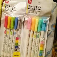 ダイソー セリア キャンドゥ 収納や手帳整理に使える可愛い文房具 セリア 文房具 ダイソー 文房具 マーカー 収納