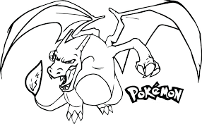 It evolves from gabite starting at level 48. Ferocious Charizard Coloring Page Free Printable Coloring Pages For Kids