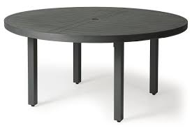 Cast aluminum 60 round outdoor dining table, created for macy's. Trinidad Slat Top 60 Round Dining Table 3 060u
