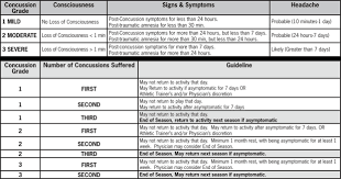 Image result for Concussion Grading