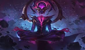 Dark Star Karma Personagens Do League Of Legends Lol League Of Legends Divindades