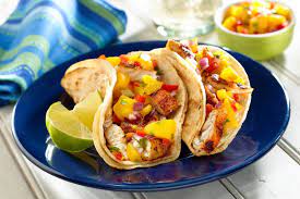 Check spelling or type a new query. Grilled Fish Tacos With Peach Salsa Myplate