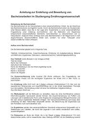 Vielmehr soll das inhaltsverzeichnis die essenzen eines artikels oder buches. Anleitung Zur Erstellung Und Bewertung Von Bachelorarbeiten Im