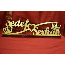 Pleksi Soz Nisan Kina Nikah Dugun Isimligi Masaustu Isimlik Fiyatlari Ve Ozellikleri Nisan Dugun Kina