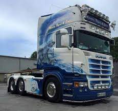 Life is better at the beach. Scania R620 Ice Bear Martin Ryan Sons Big Trucks Train Truck Show Trucks