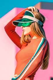 Plastic Clear Visor Hat Visors Fashion Tennis Fashion Visor Outfit