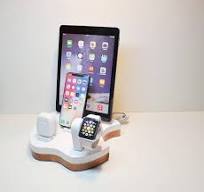 4 in 1 20W Wireless Charger Charging Docking Station compatible with Iphone  Apple Watch Ipad Apple Design Handmade Family Phone Ipad Charging Station  ...