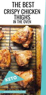 An Easy Baked Keto Chicken Thighs Recipe That Uses A Trick From Cooks Illustrated In 2020 Chicken Thigh Recipes Oven Chicken Thigh Recipes Baked Chicken Thigh Recipes
